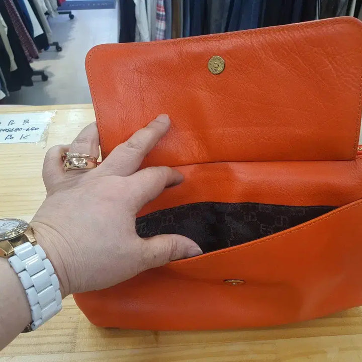 [BUNJANG] Nicole Miller Leather Shoulder Bag / 니콜 밀러(Nicole Miller) 천연가죽 숄더백  (상태 좋음)