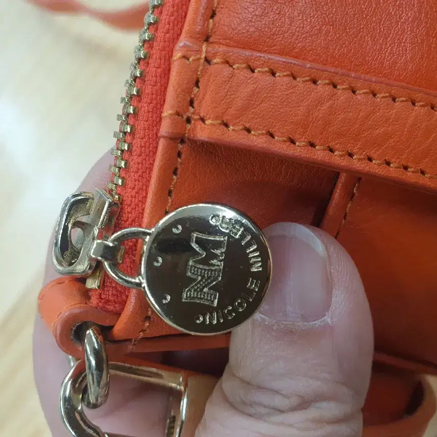 [BUNJANG] Nicole Miller Leather Shoulder Bag / 니콜 밀러(Nicole Miller) 천연가죽 숄더백  (상태 좋음)