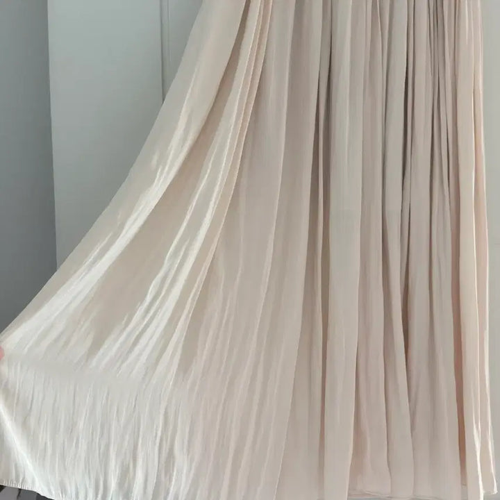 [BUNJANG] Ivory Long Skirt / 아이보리 롱 스커트