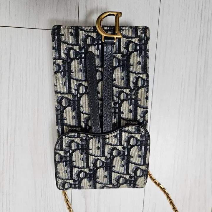 [BUNJANG] Dior Saddle Oblique Phone Holder Bag / 디올 새들 오블리크 폰홀더백