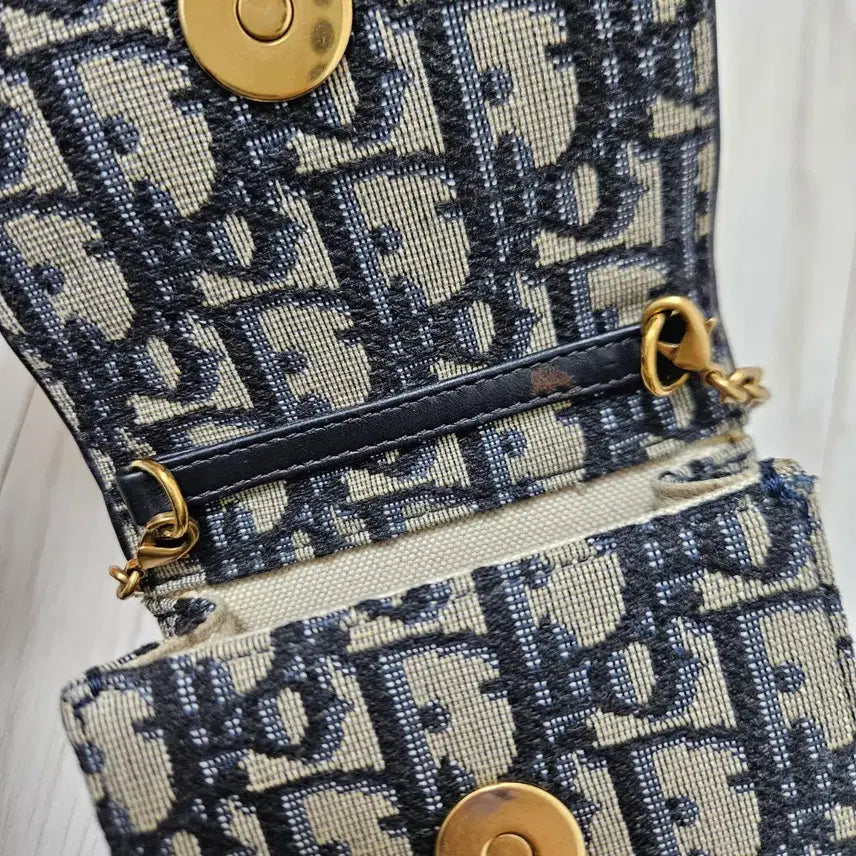 [BUNJANG] Dior Saddle Oblique Phone Holder Bag / 디올 새들 오블리크 폰홀더백