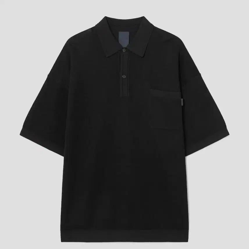 [BUNJANG] Juun.J Light T-collar Knit Black M / 준지 26ss 라이트 티칼라 니트 블랙 M