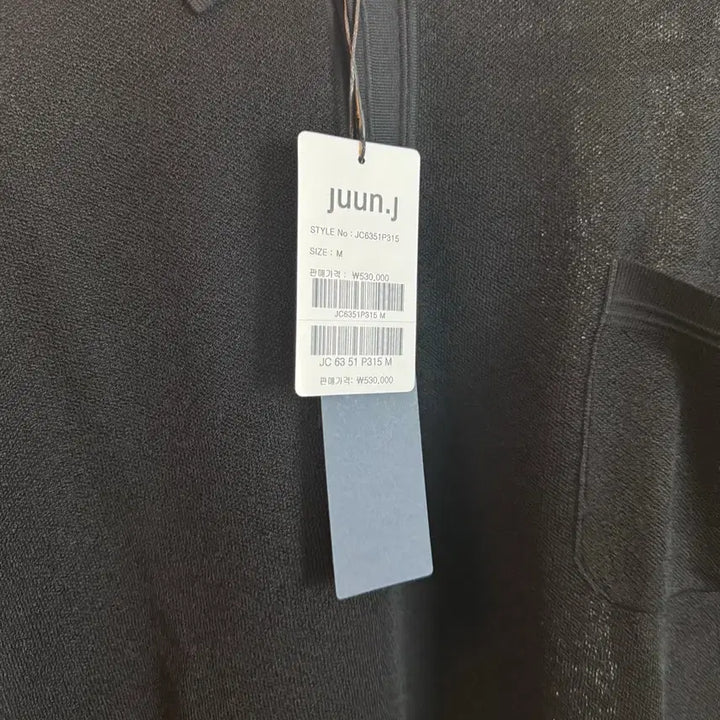 [BUNJANG] Juun.J Light T-collar Knit Black M / 준지 26ss 라이트 티칼라 니트 블랙 M