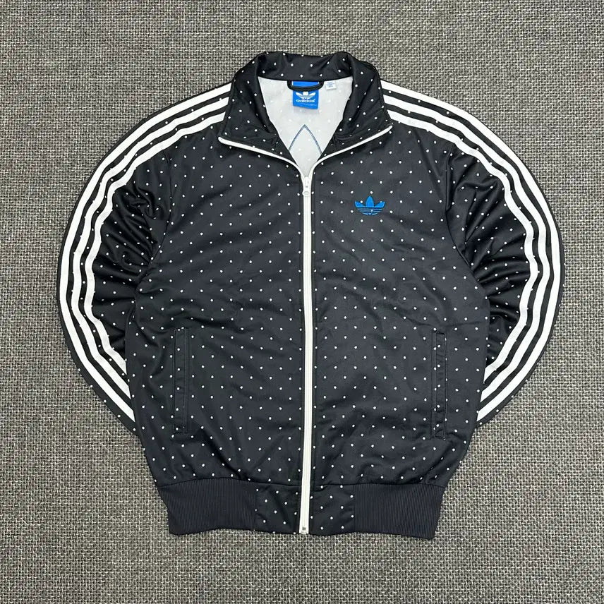 [BUNJANG] Adidas Firebird Polka Dot Vintage Track Jacket 100 / (2710) 아디다스 레어템 파이어버드 땡땡이 도트 빈티지 져지 100