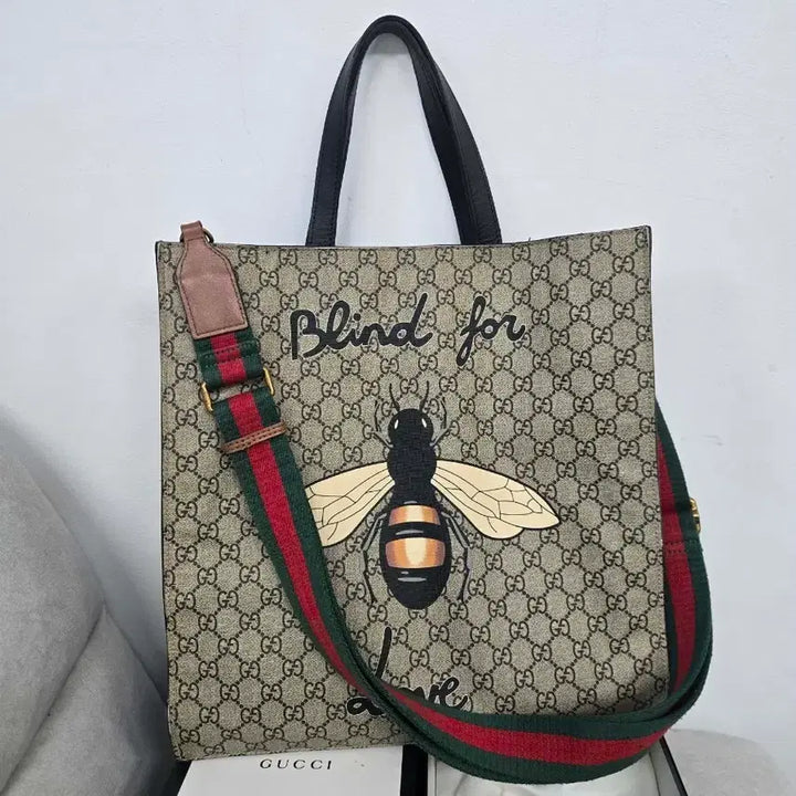 [BUNJANG] Gucci Bee Tote Bag / [정품] 구찌 꿀벌 토트백