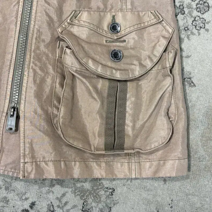 [BUNJANG] Diesel Coated Half Coat Jacket / 디젤 코팅 하프 코트 자켓