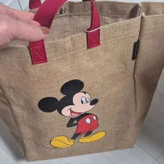 [BUNJANG] Mickey Mouse Canvas Tote Bag / 미키마우스 캔버스 토트백