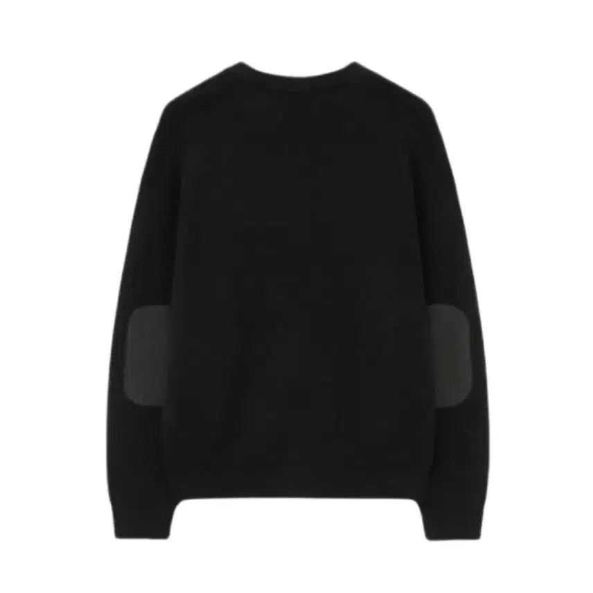 [BUNJANG] The Knit Company x Stockers Elbow Patch Knit Sweater / (L) 더니트컴퍼니X스토커즈 엘보우패치 니트 블랙