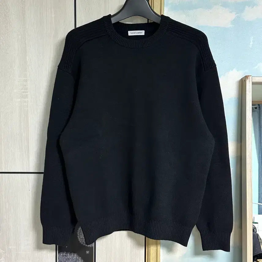 [BUNJANG] The Knit Company x Stockers Elbow Patch Knit Sweater / (L) 더니트컴퍼니X스토커즈 엘보우패치 니트 블랙
