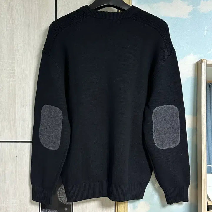 [BUNJANG] The Knit Company x Stockers Elbow Patch Knit Sweater / (L) 더니트컴퍼니X스토커즈 엘보우패치 니트 블랙