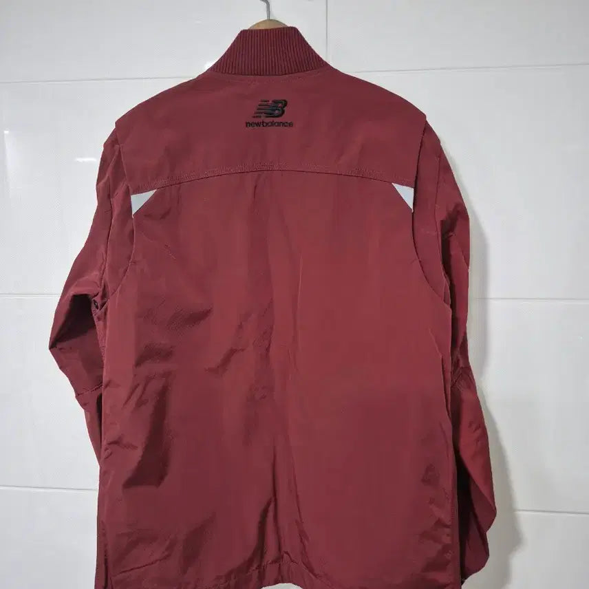 [BUNJANG] New Balance Burgundy Bomber Jacket (95M) / 뉴발란스 버건디 봄버 자켓95M
