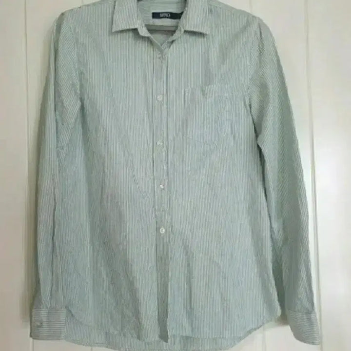 [BUNJANG] SPAO Vertical Stripe Shirt / (오늘특가)SPAO 연그린 셔츠 남방