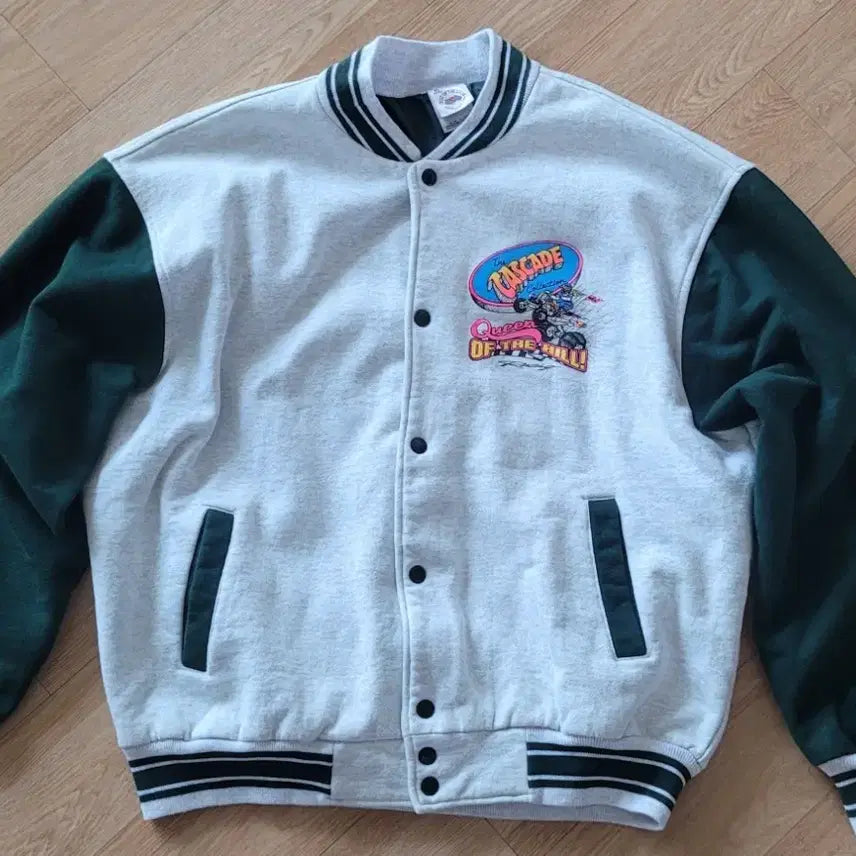[BUNJANG] Fruit of the Loom Baseball Jacket / 푸룻오부더룸 야구점퍼(자켓)