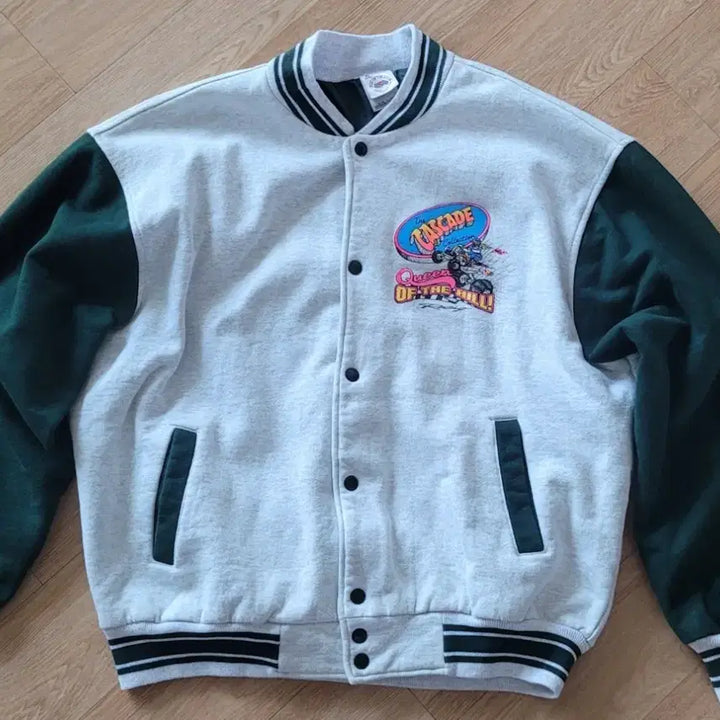 [BUNJANG] Fruit of the Loom Baseball Jacket / 푸룻오부더룸 야구점퍼(자켓)