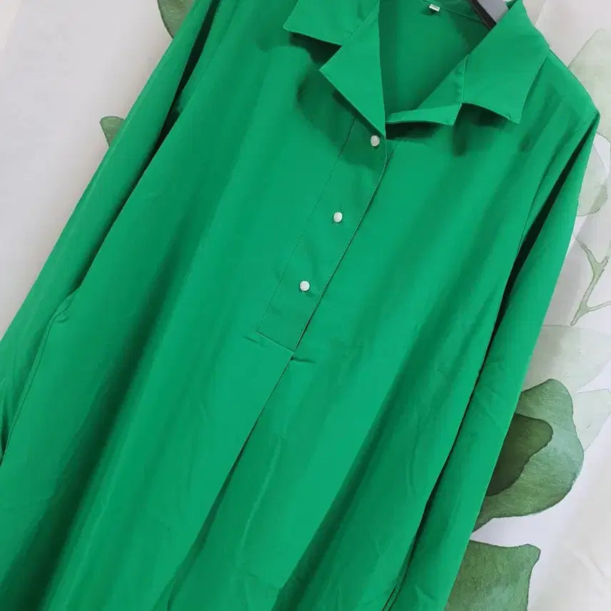 [SOLD OUT] 그린 스판 원피스