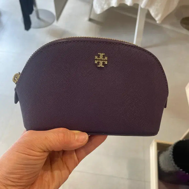 [BUNJANG] Tory Burch Saffiano Leather Mini Pouch / 토리버치 사피아노 파우치