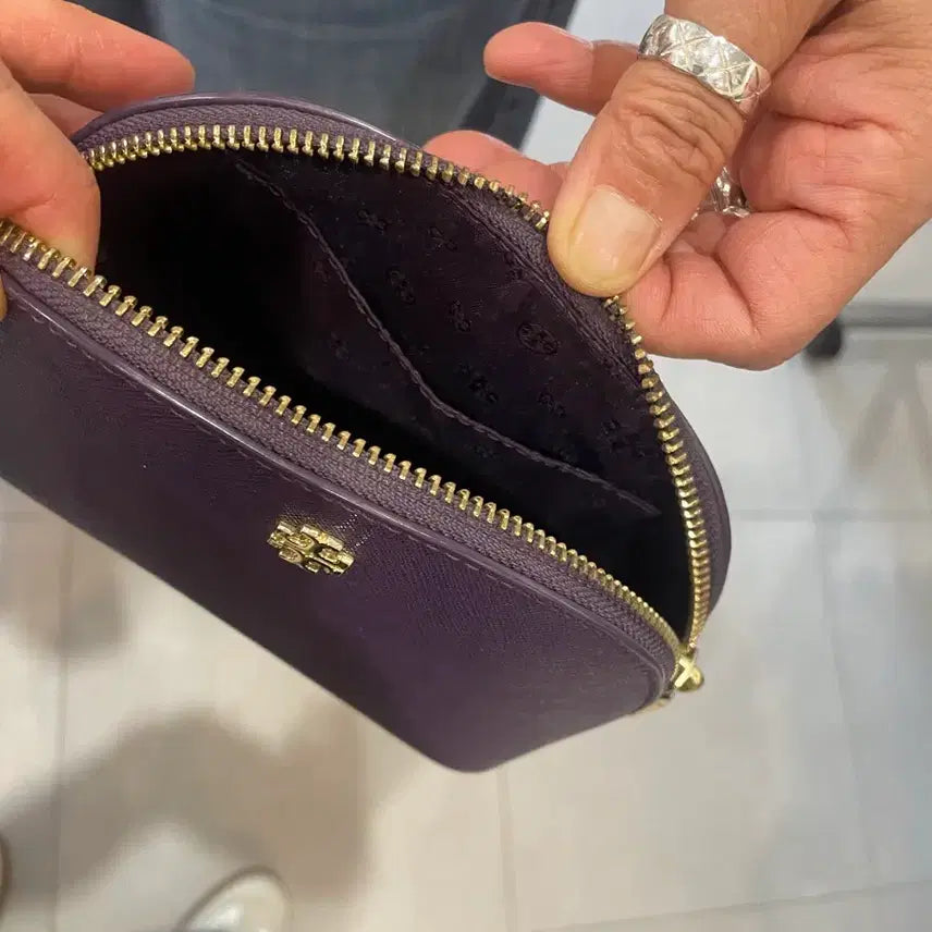 [BUNJANG] Tory Burch Saffiano Leather Mini Pouch / 토리버치 사피아노 파우치
