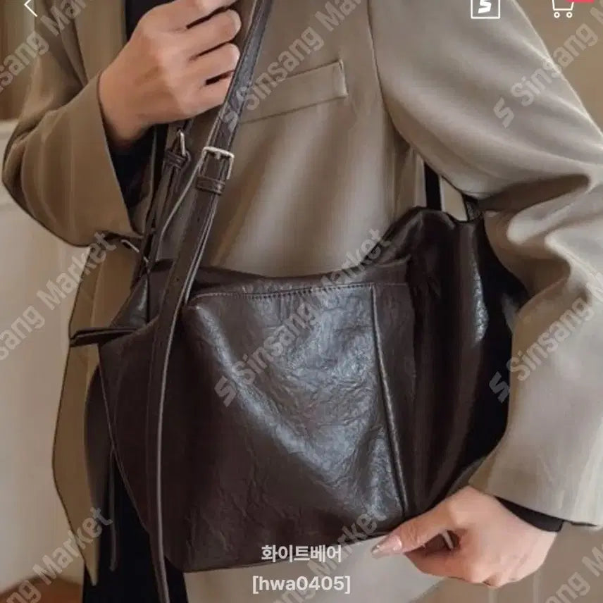 [BUNJANG] Shoulder Bag Brown Crossbody Bag / 숄더백 브라운 크로스백(새상품)소량세일