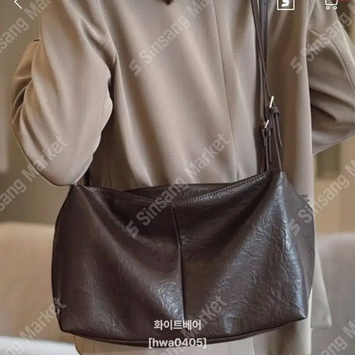 [BUNJANG] Shoulder Bag Brown Crossbody Bag / 숄더백 브라운 크로스백(새상품)소량세일
