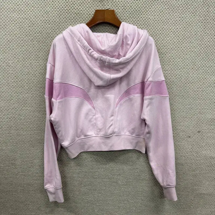[BUNJANG] Nike Air Embroidered Logo Cropped Hoodie Zip-Up Size S / 나이키 에어 자수로고 크롭 후드집업 S A09216