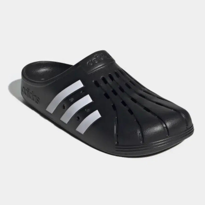 [SOLD OUT] 새상품 아디다스 아딜렛 클로그 블랙 풀박스 크림 정품 275