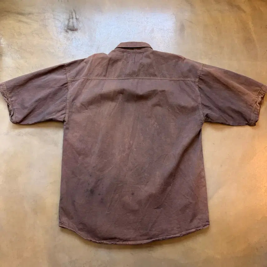 [BUNJANG] UP TIME Fading Short Sleeve Shirt L / UP TIME 하드 페이딩 반팔 셔츠 L 파키스탄 생산