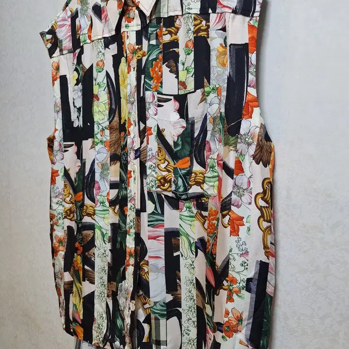[BUNJANG] Burberry Archive Scarf Print Silk Silkybliss Shirt / 버버리 아카이브 스카프 프린트 실크 실리브리스 셔츠