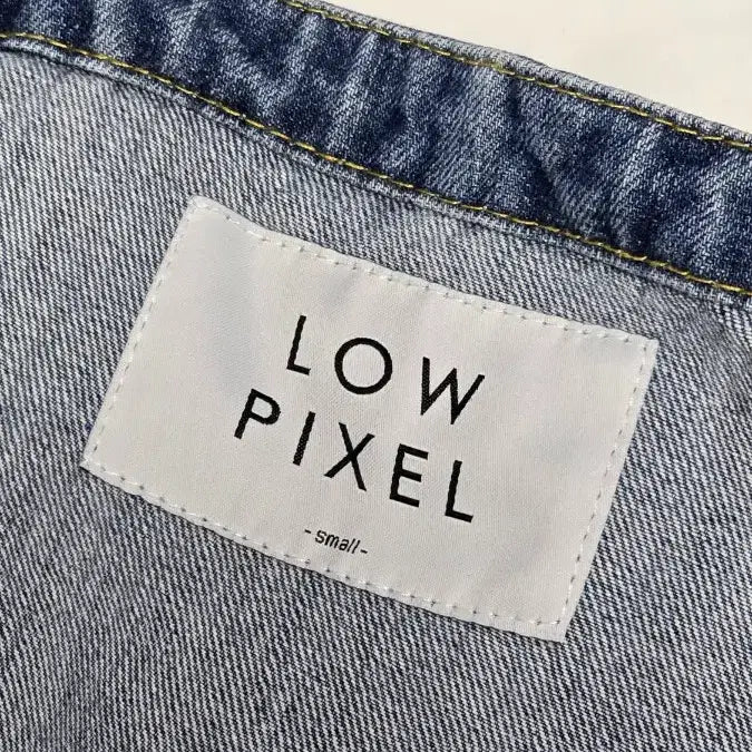 [BUNJANG] Low Pixel Denim Overalls Shorts / low pixel 데님 멜빵 반바지 청반바지 멜빵바지
