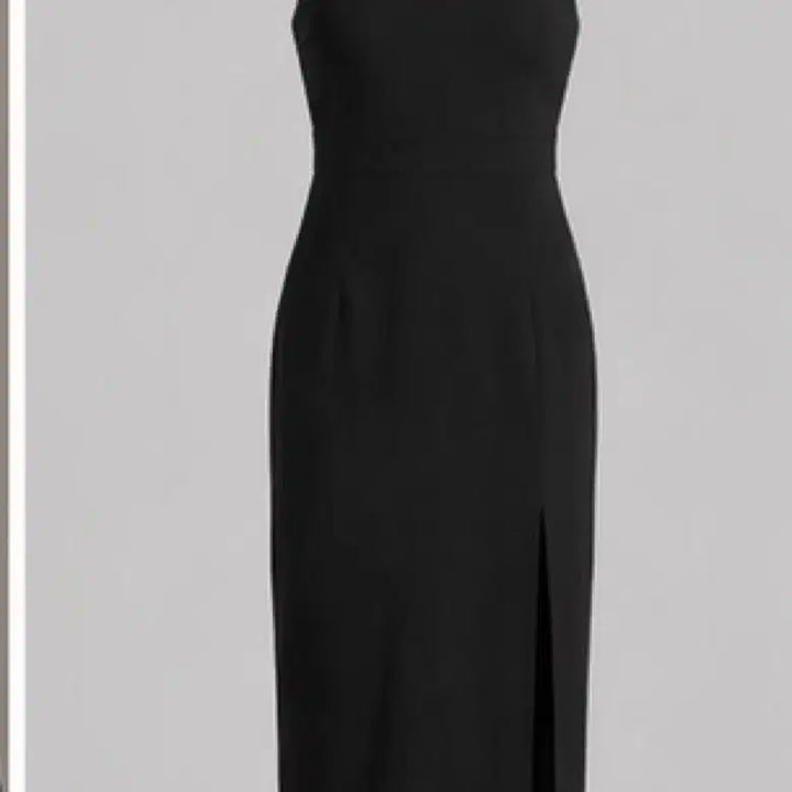 [BUNJANG] Elegant Midi Dress with Gold Chain Detail / [새상품] 고급 섹시 미디 원피스 어깨 금찌 포인트 몸매보정 최고!