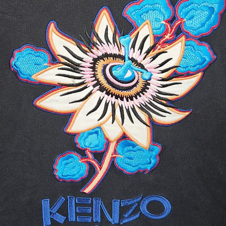 [BUNJANG] Kenzo Flower Embroidery Sweatshirt Round Neck Women&