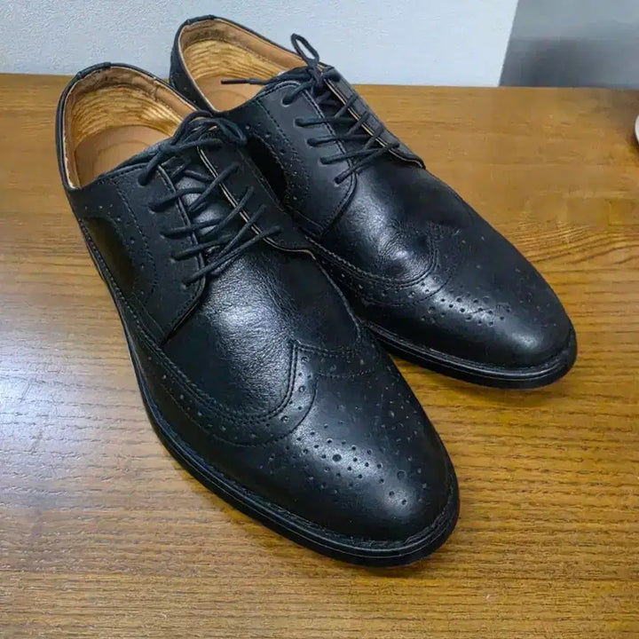 [SOLD OUT] 킨록앤더슨 남성 윙팁 구두 블랙