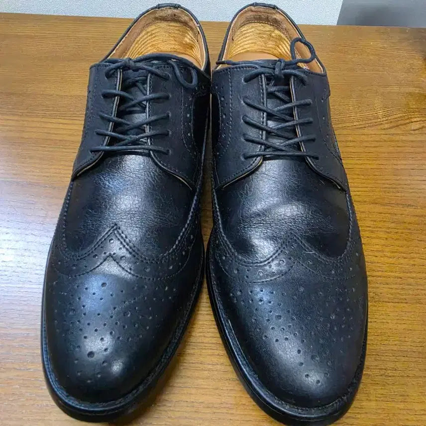 [SOLD OUT] 킨록앤더슨 남성 윙팁 구두 블랙