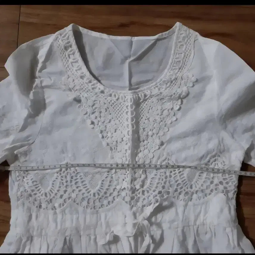 [BUNJANG] Cotton Lace Blouse / 레이스 블라우스(면)