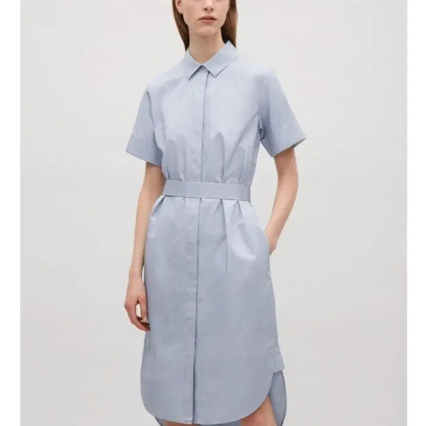 [BUNJANG] COS Navy Shirt Dress / 코스 cos 원피스 32사이즈