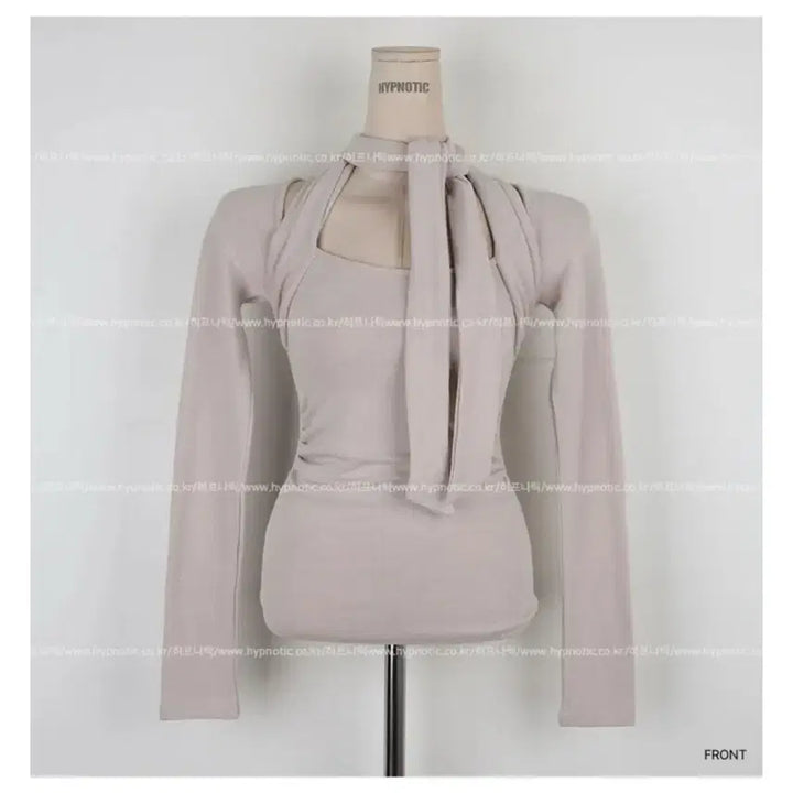 [BUNJANG] Hipnotic [Made] Strap Shirring T-shirt / 히프나틱 [MADE] 스트랩 셔링 티셔츠