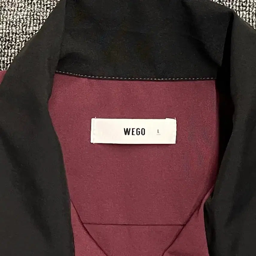 [SOLD OUT] [105~110] WEGO 버건디 반팔 워크셔츠