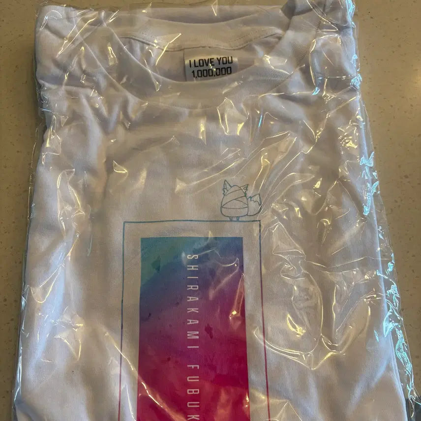 [BUNJANG] Hololive Shirakami Fubuki Letter T-Shirt / 홀로라이브 시라카미 후부키 LETTER 티셔츠 팝니다