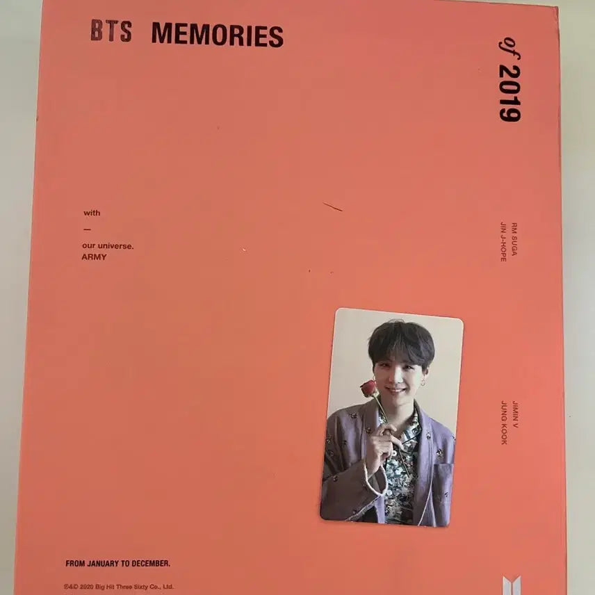 [BUNJANG] BTS Memories 2019 DVD Suga Photocard / bts 방탄소년단 memories 메모리즈 dvd 2019 슈가 포카 포