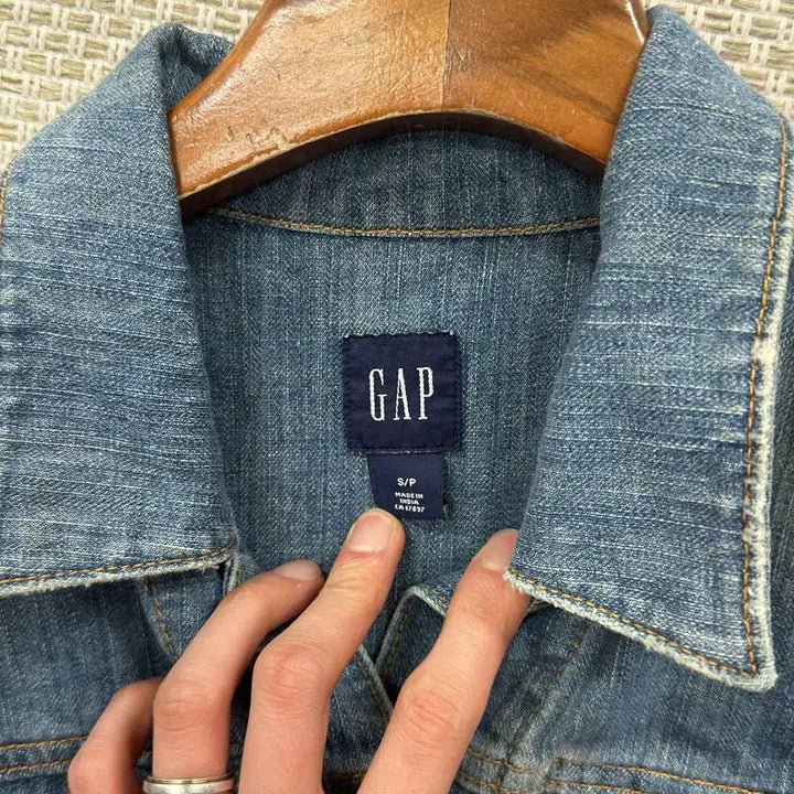 [BUNJANG] GAP Vintage Trucker Denim Jacket S / 갭 GAP 빈티지 트러커 데님 청자켓 S A09219