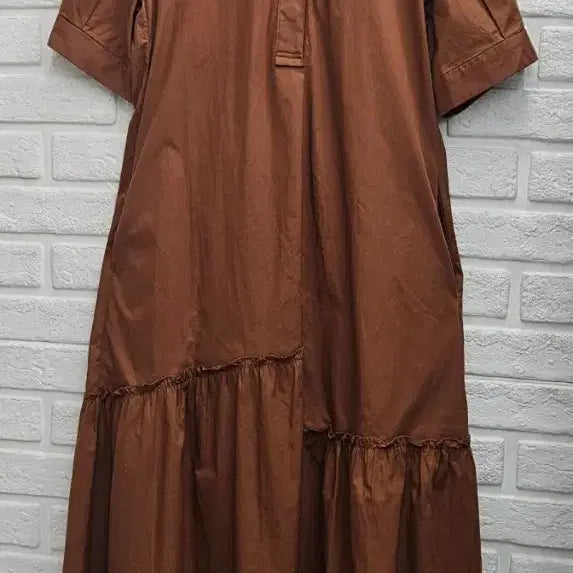[BUNJANG] ZIO Songzio Brown Long Dress / A4259  ZIO 송지오 브라운 원피스