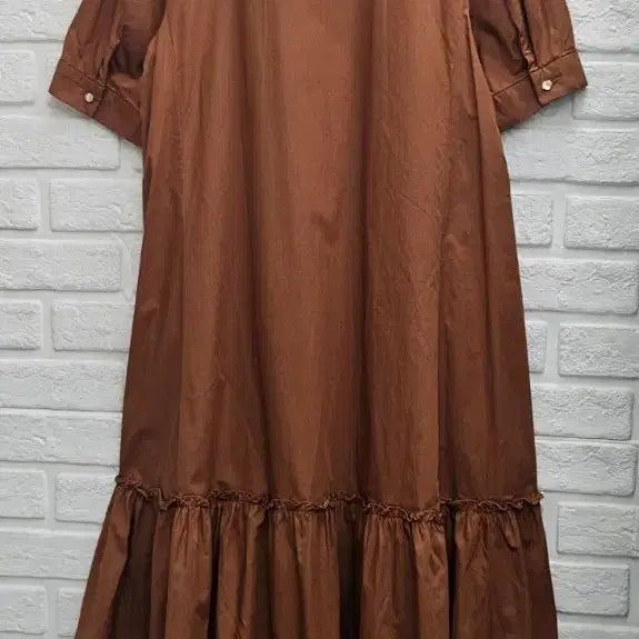[BUNJANG] ZIO Songzio Brown Long Dress / A4259  ZIO 송지오 브라운 원피스