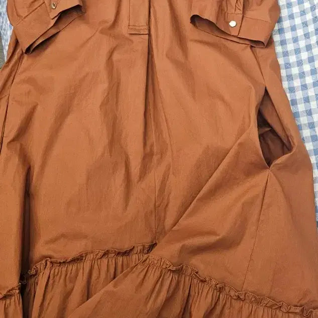 [BUNJANG] ZIO Songzio Brown Long Dress / A4259  ZIO 송지오 브라운 원피스
