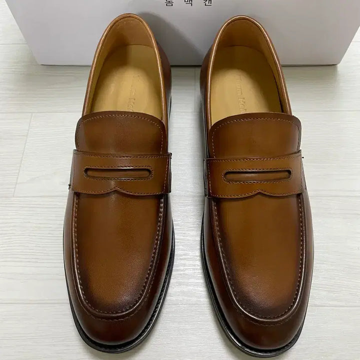 [SOLD OUT] 톰맥캔 모데나 01 남성 페니 로퍼-브라운 260사이즈