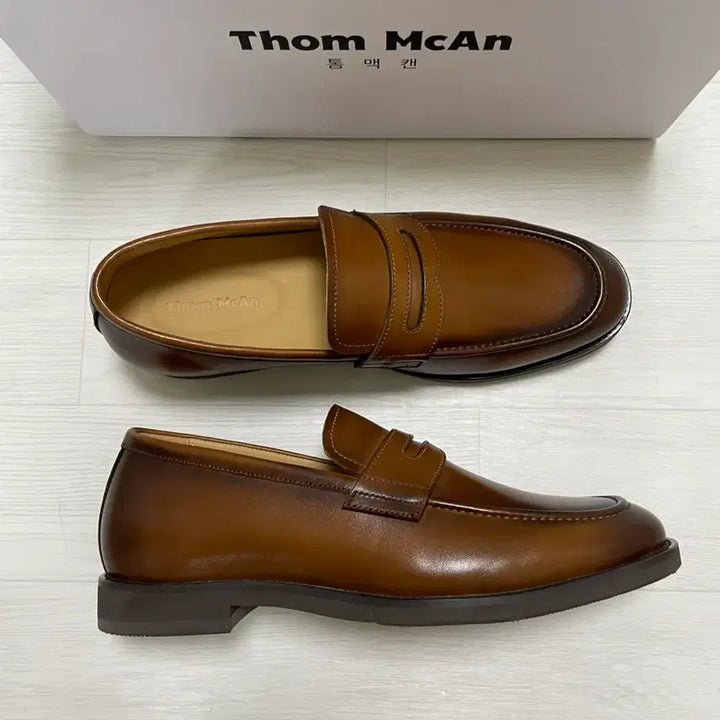 [SOLD OUT] 톰맥캔 모데나 01 남성 페니 로퍼-브라운 260사이즈