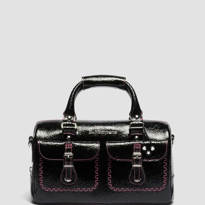 [BUNJANG] Dr. Martens Valentine Patent Leather Bag / 닥터마틴 발렌타인 가방 페이턴트 레더 블랙 에나멜