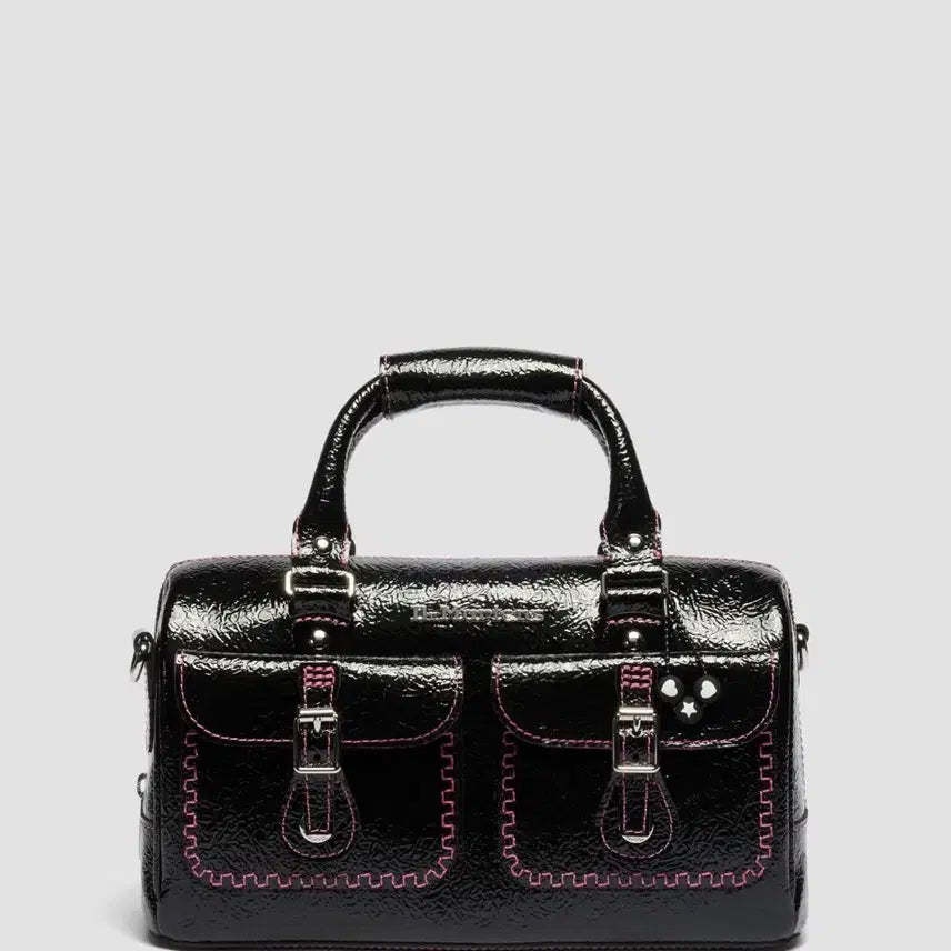[BUNJANG] Dr. Martens Valentine Patent Leather Bag / 닥터마틴 발렌타인 가방 페이턴트 레더 블랙 에나멜