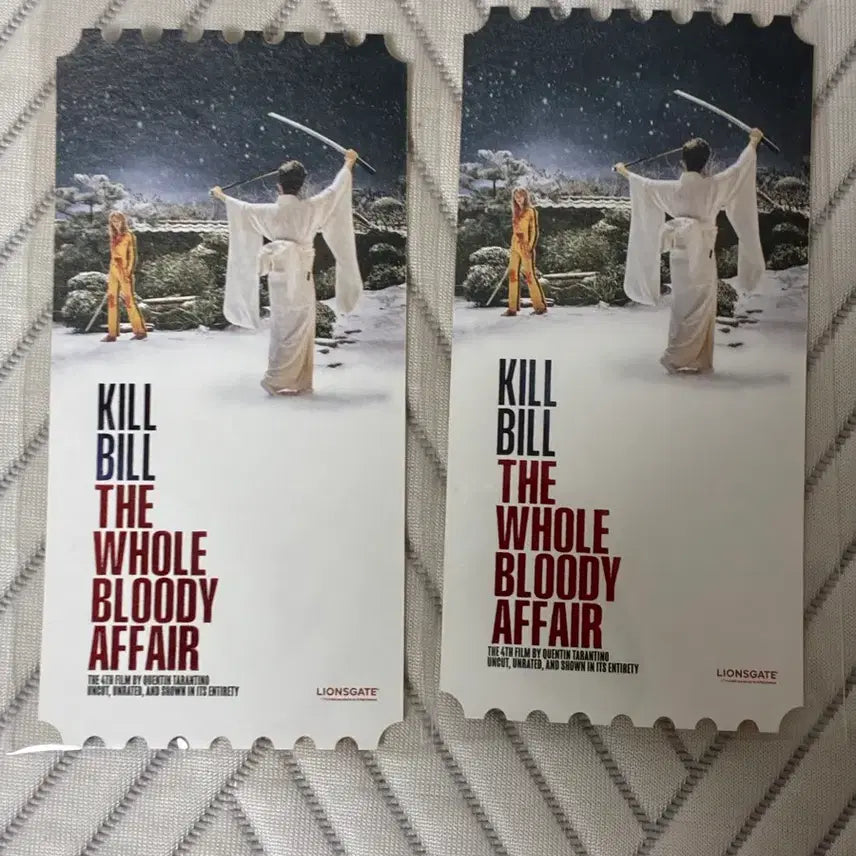 [SOLD OUT] 킬빌 더 홀 블러디 어페어 오리지널 티켓 오티