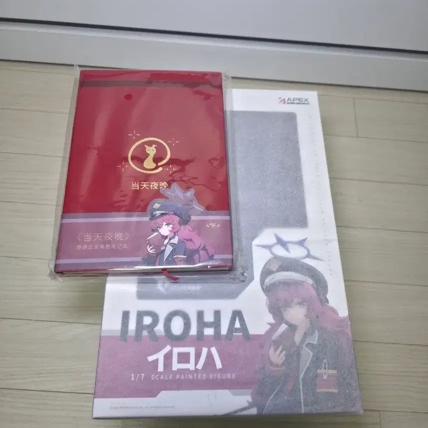 [BUNJANG] Blue Archive Iroha Figure + Note Bundle Set / [미개봉] 블루아카이브 이로하 피규어+노트 굿즈