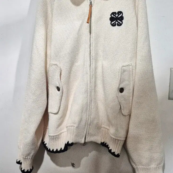 [BUNJANG] SATUR Ivory Knit Cardigan / SATUR   새터 아이보리 니트 가디건