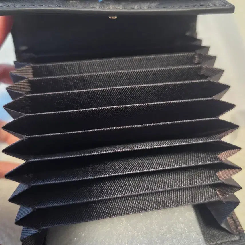 [BUNJANG] Black Leather Card Wallet / 블랙 레더 카드지갑